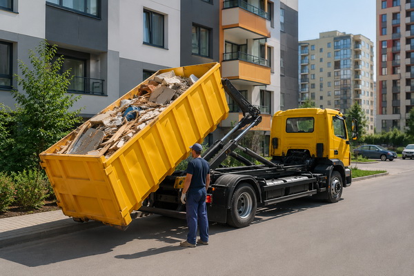 Как организовать вывоз строительного мусора